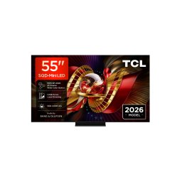 Televizor Smart TCL SQD-MiniLED 55C8L Diagonala 55Inch / 139CM Google TV 4K Ultra HD 144Hz Sunet Bang & Olufsen Clasa E Model 2026