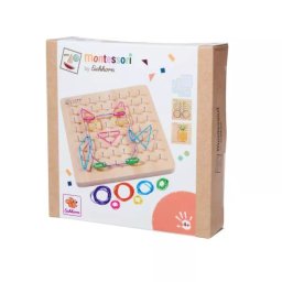 Eichhorn: Joc educativ Montessori din lemn - tablă creativă