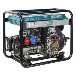 Generator diesel profesional KS9100HDE-1/3 ATSR monofazat / trifazat 7.5 kW, motor EUROV 18 c.p,preincalzitor, bobinaj .cupru