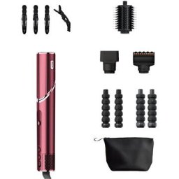 Ondulator și uscător multifuncțional Shark FlexStyle 5-in-1 HD456CREU, Burgundy