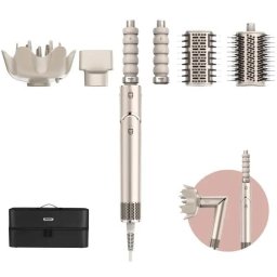 Ondulator de păr SHARK FlexStyle 5-in-1 HD446SLEU, 1650W, 3 trepte temperatură, Tehnologie Coanda, Set 5 accesorii, Beige