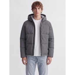 Jack & Jones Geaca barbati, cu gluga, Regular fit, JJGALAXY, Gri inchis (SELECTATI MARIMEA: 2XL)