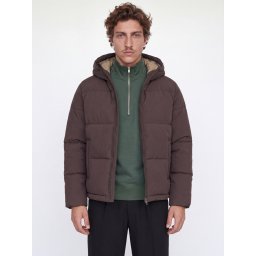 Jack & Jones Geaca barbati, cu gluga, Regular fit, JJGALAXY, Maro inchis (SELECTATI MARIMEA: L)