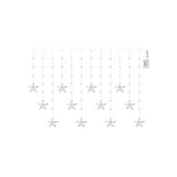 Ghirlandă LED pentru exterior 120xLED/8 funcții 3xAA 1,7 m IP44 alb rece
