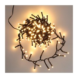 BRILAGI - Ghirlandă LED de exterior pentru Crăciun, 180 LED, 8 m, IP44, alb cald