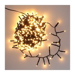 BRILAGI - Ghirlandă LED exterioară de Crăciun, 400 LED, 13 m, IP44, alb cald
