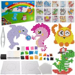 Set margele de calcat Kruzzel 6500 piese, 20 culori, accesorii DIY
