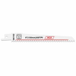 Panza fierastrau sabie 150x18.8x1.5mm pentru lemn,6 dinti/inch,otel HCS S611D