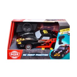 Masinuta RC Dickie Toys Night Phantom cu telecomanda 2.4 GHz, scara 1:18
