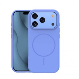 Husa pentru iPhone 17 Pro/ iPhone 18 Pro compatibil MagSafe PC/Silicon/TPU Sky Blue, TFO Silicone Thin Mag