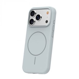 Husa pentru iPhone 17 Pro/ iPhone 18 Pro compatibil MagSafe PC/Silicon/TPU Silver, TFO Silicone Thin Mag