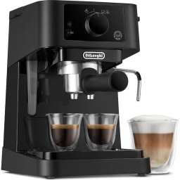 Espressor Manual Delonghi Stilosa EC 235.BK 1100W 15Bari 1L PaduriESE DispozitivSpumare Negru