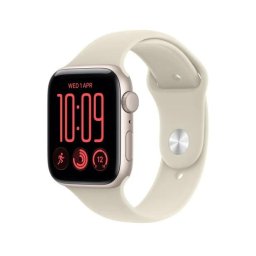 Smartwatch Smartwatch Watch SE 3 GPS, 44mm Aluminium Case in Starlight, Starlight Sport Band - M/L