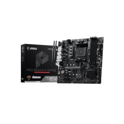 Placa de baza PRO B550M-P WIFI6E, AM4, DDR4, BT, mATX, Negru
