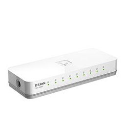 Switch 8 porturi 10/100Mbps, carcasa plastic, alb