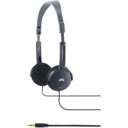 Casti audio JVC HA-L50-BE, Cu fir, On-ear, design elegant, negru