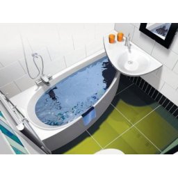Cada baie asimetrica Ravak Avocado L/R 150x75cm,acril