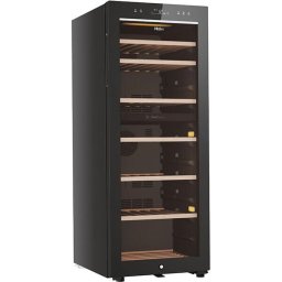 Racitor de vinuri HAIER HWS77GDAU1, 77 sticle, H 127 cm, Clasa G, Wi-Fi, negru