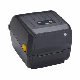Imprimanta de etichete Zebra ZD220T, TT, 203 DPI, USB, latime maxima etichete 112 mm, latime maxima printare 104 mm, viteza maxima 102 mm/s, , printeaza cu ribon de 74m lungime, peeler/dispenser, Negru