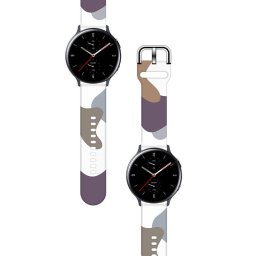 Curea de schimb Moro pentru Samsung Galaxy Watch 42mm camo negru (9)