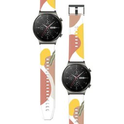 Curea de schimb Moro pentru Huawei Watch GT2 Pro silicon camo negru (8)