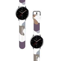 Curea de schimb Moro pentru Samsung Galaxy Watch 46mm silicon camo negru (9)
