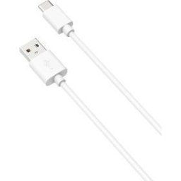 Cablu USB-A – USB-C 15W 1,5m Alb