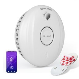Klarstein Detector de fum SmartVigil Connect WiFi, baterie de 3 ani, control prin aplicație, fără găurire (DHS1-SVC-x1)