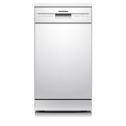 Masina de spalat vase HDW-FSM45510WE++, 10 seturi, Clasa E, 5 programe Alb