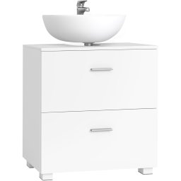 VASAGLE Dulap de baie sub lavoar cu 2 sertare glisante si 6 compartimente pentru organizare,compatibil cu lavoare fara piedestal,(nu include lavoar)