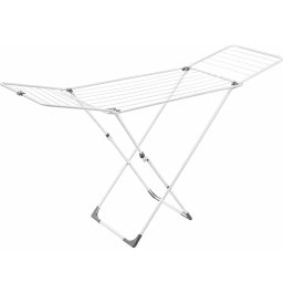 Uscator de rufe pliabil SONGMICS cu aripi, 18 m uscare, 17 bare, 15 kg