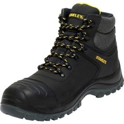 Bocanci de lucru Stanley Richmond STA20047-101-9 – negri, piele impermeabilă, bombeu din oțel, mărimea 9