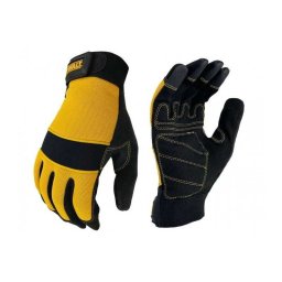 Mănuși de lucru DeWalt DPG21L – mărimea L, palmă din piele sintetică, căptușeală din spumă cu memorie