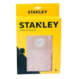 Set de 5 saci de hârtie Stanley 41857 pentru aspiratoare de 30 l – orificiu de 45 mm