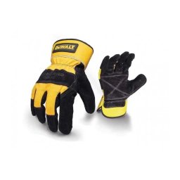 Mănuși de lucru DeWalt DPG41L – piele de vacă pe palmă, manșetă cauciucată, mărimea L
