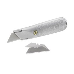 Cutter cu lamă fixă Stanley 199E Classic 2-10-199 – corp metalic, lamă trapezoidală
