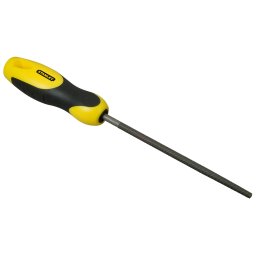 Pilă rotundă Stanley 0-22-443 – 200 mm, tăietură bastardă, mâner bi-material