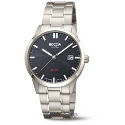 Boccia Boccia 3673-02 Mens Watch Titanium Solar 39mm 5ATM 3673-02