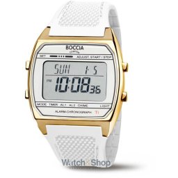 Boccia Boccia 3738-04 Mens Watch Titanium Digital Chronograph 37mm 5ATM 3738-04