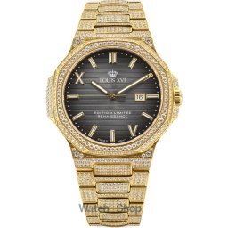 Louis XVI Louis XVI LXVI1602 Mens Watch Renaissance Iced Out Limited 40mm 5ATM LXVI1602