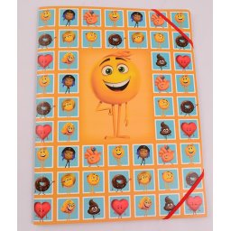 Mapa plastic cu elastic Emoji