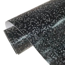 Folie auto decorativa Premium Honeycomb Black, model hexagonal 3D, autoadeziva, rezistenta UV, dimensiune 150 x 100cm
