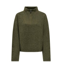 ONLY Pulover Onlclara Half Zip 15378495 18-0521 TCX burnt olive