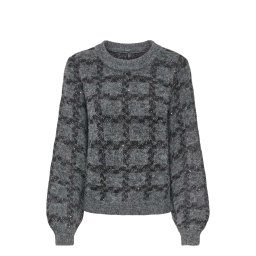 ONLY Pulover Onldoffa O-Neck Glitter 15384441 BS000088 dark grey melange