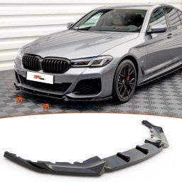 G30 LCI Max V1 Spoiler Fata Negru Pian Plastic Vacuum / 2020 - 2023