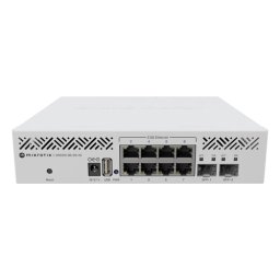Switch L2,8 x RJ45 2.5G,2 x SFP+ 10G,RouterOS v7,USB - MikroTik
