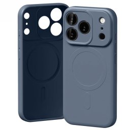 Husa pentru iPhone 17 Pro/iPhone 18 Pro compatibil MagSafe Sierra blue, Mercury Semi-Silicon