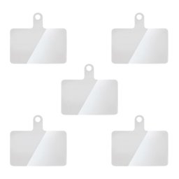 Set 5 placute transparente pentru prindere snur husa telefon, TFO