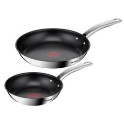 Set Tefal 2 Tigai Otel Inoxidabil Acoperire Interioara Titan 250 Grade Celsius Argintiu