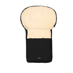 Sac de Iarna pentru Carucior Womar Zaffiro Classic N6 din Lana Oaie Antialergica Protectie Termica Negru